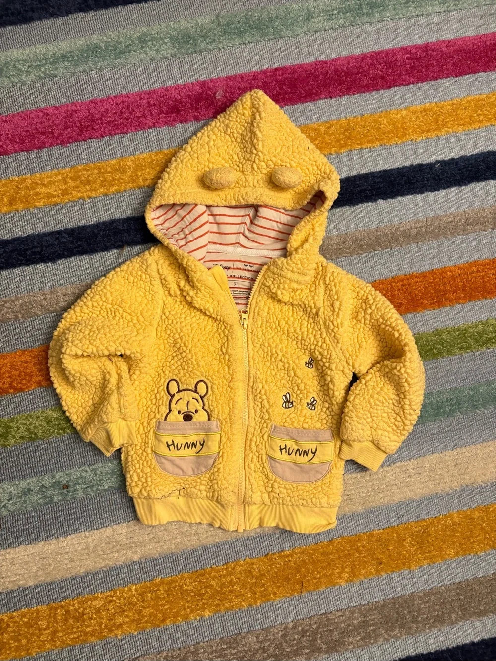 Little Sleepies Yellow Winnie the Pooh Hooded Jacket